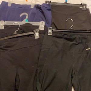 5 pairs of leggings RBX, popfit, Time and Tru